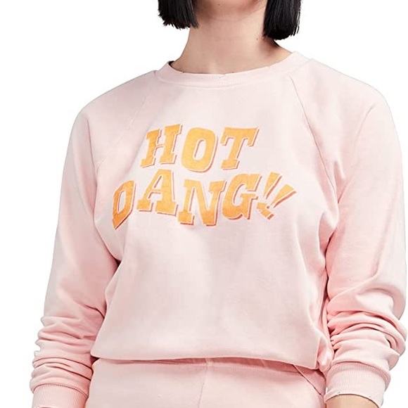 EUC WILDFOX HOT DANG SWEATER baby pink - Picture 3 of 3